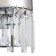 Bra Indigo, 12026/2W Chrome. 2x40W, E14, 220x100x190 mm, transparent color