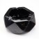 An ashtray "Marble", 13.7 x 5.5 cm, ceramics, black with gold