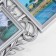 Photo frame Plastic in 6 photos 10x15 cm "Vyun" silver 55x33 cm