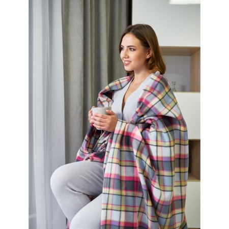 Ailis blanket, size 150x200 cm, purple color-4