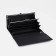 Women's wallet on magnets, black color