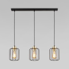 Светильник подвесной TK Lighting Galaxy New 4716, E27, 3х60Вт, 740х150х1200 мм, цвет чёрный