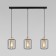 Suspendor Light TK Lighting Galaxy New 4716, E27, 3x60W, 740x150x1200 mm, black color black