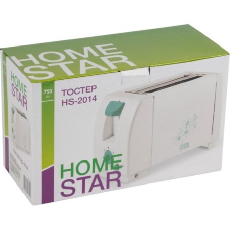 Toster Homestar HS-2014, 750W, 7 frying modes, 2 toasts, white and turquoise-4