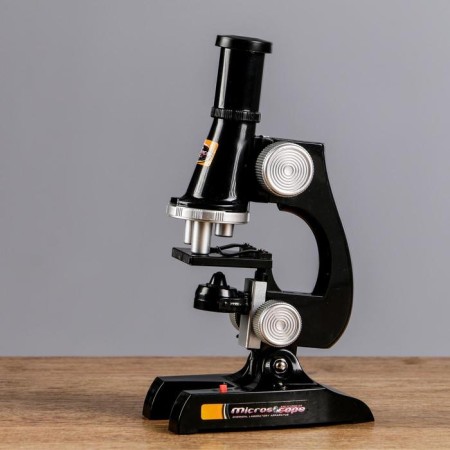 Microscope "Young Biologist", the frequency of an increase of 450x, 200x, 100x, black-1