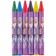 Wax pencils, set of 6 colors, "Elsa", cold heart