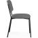 Stool on a metal frame Reparo Metal/Builder fabric, black/gray 48x55x77 cm