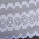 Tulle on the kitchen with a curtain tape, 420x165 cm, white color, 100% polyester