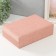 Casket to the leatherette for jewelry "Pink" combined 26.7x18.5x7.5 cm