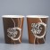 Paper glass "Take Away" for hot drinks, 250 ml, diameter 80 mm