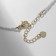 Choker No. 2 "Mallorca" star, white color in gold, 35 + 5 cm extension cord