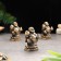 Souvenir "Hothee for good luck", gypsum concrete, 6x5x5 cm, set 3 pcs, 4x3.5x6 cm