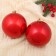 Set of balls plastic D-10 cm, 2 pcs "gloss" red