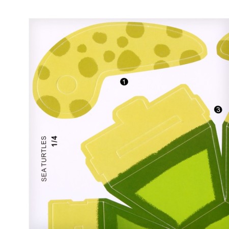 Set for creativity Sostea 3D figures "Turtle"-4