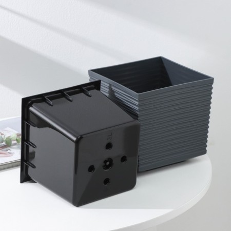 Kashpo with the insert "Style", 3 l, color graphite-3