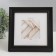 Photo frame Plastic "Mira" 15x15 cm brown (plastic screen)