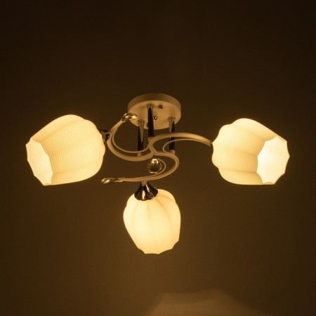 Sarina chandelier 3he27 40w is white 54x54x24cm Bayerlux-2