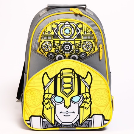 School backpack with an ergonomic back, 37x26x15 cm, transformers-1