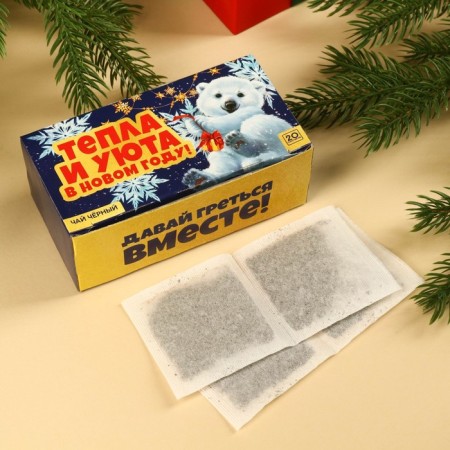 New Year! Black tea "warmth and comfort" in filter packages, 20 pcs.-1