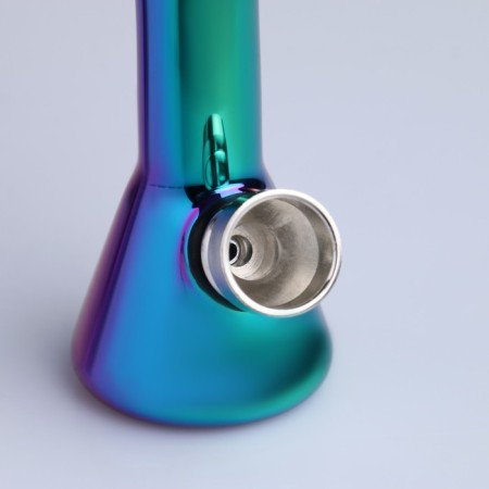 Bong, H-12 cm, "maaur", glass, mix-1