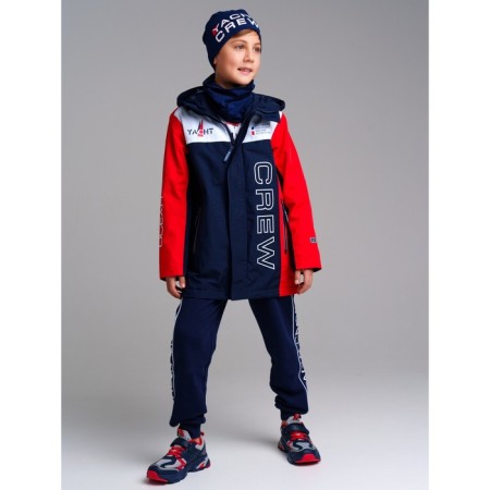 Set for the boy PlayTude: hat and snood, height 54 cm-1