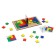 Board game. Pixels "Who is faster?"