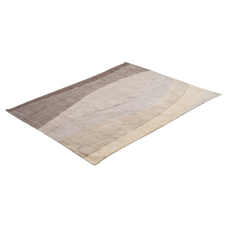 Cotton carpet with a drawing Rice Plantation Terra, size 200x300 cm-8