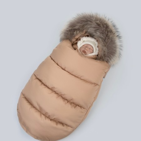 Set for discharge Winter Kinderlitto "Lapland", 5 items, height 56-62 cm, beige color-9