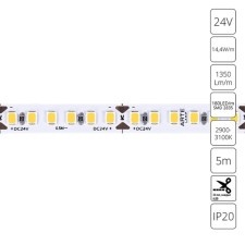 ARTE LAMP Tape 24V 14.4W/m, 3000k, 5 m