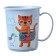 Mug with a decor 180 ml, children's, plastic, color mix
