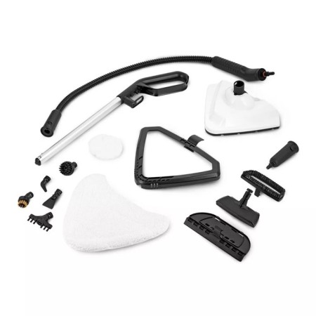 Steam mop KT-1072, 1300 W, 300 ml, cord 4.9 m, white-hourly-10