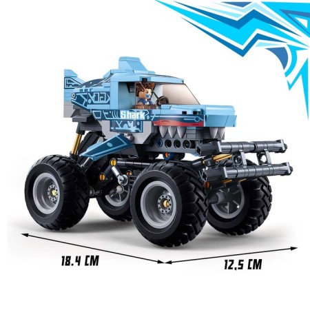 Designer SUV "Bigfoot" Sluban Mechano, Inertia, 273 details, 6+-1