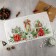 Ethel towel Christmas Red Flowers 40x73 cm, 100% HL, sarzha 190 g/m2