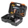 Tornado S compressor C in a case with a tool