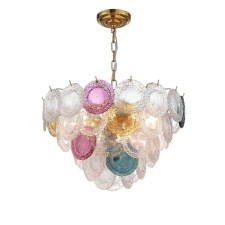 Люстра подвесная St Luce. SL420.203.11. Coneli. 11х40 Вт, E14, 52х52х36 см, цвет золотистый