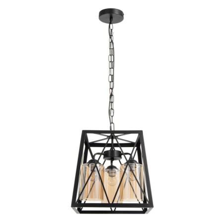 Lamp Bayerlux 2624/3 E27 40W Black 37x37x37-137 cm