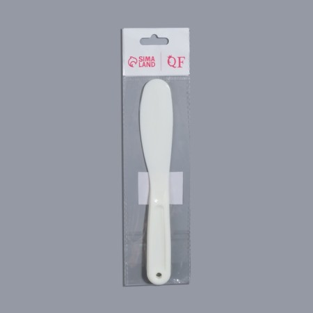 Spatula for depilation, 18.5 cm, white color-5