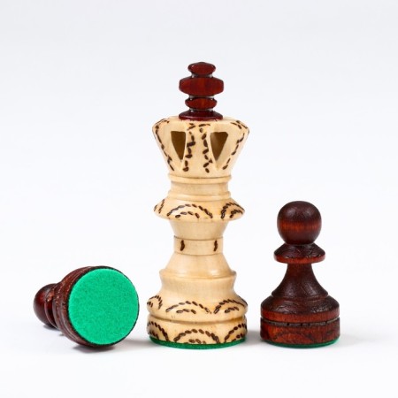 Chess Polish wooden large Madon "Ambassador", 54 x 54 cm, King H-12 cm-6