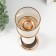 Summary Metal for 1 candle "Marble Ball" gold 39x10x10 cm