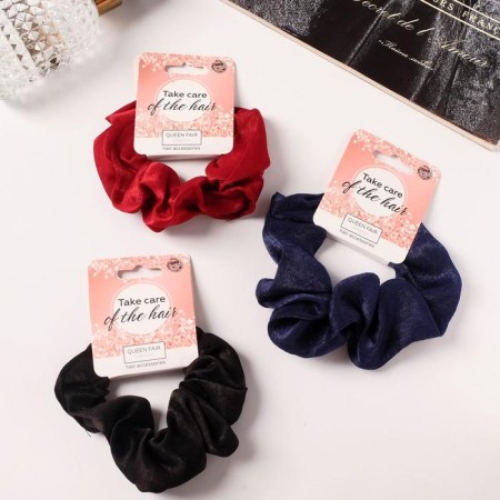 Hair elastic band "Orbit" Classic plain, 10 cm, mix-1