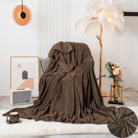 Blave 1.5 joint venture diva Afrodita, Velsoft, size 150x200 cm, dark brown color-3