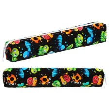 School pencil case on the zipper 