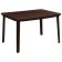 Rectangular table, 1200 x 850 x 750 mm, brown color