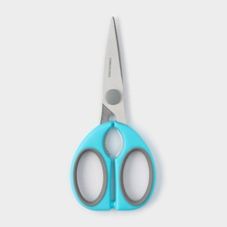 Scissors kitchen shares "Elba", 22 cm, blue color-2