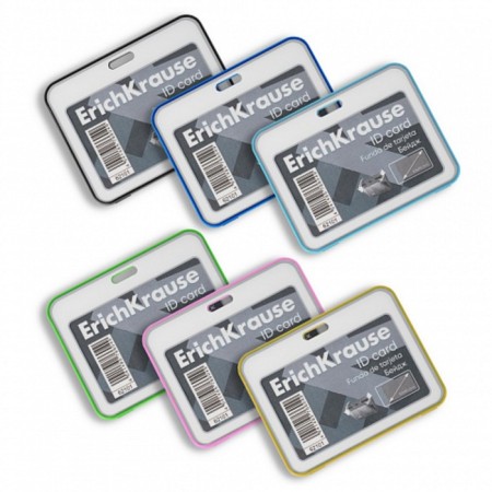 Horizontal badge 85 x 54 mm, erichkrause book, mix