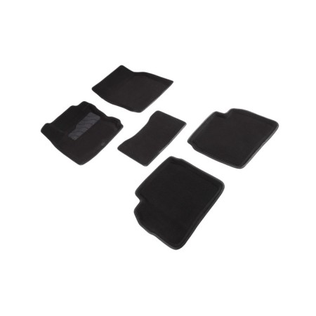 Pile rug for Nissan Note, 2005-2014, black