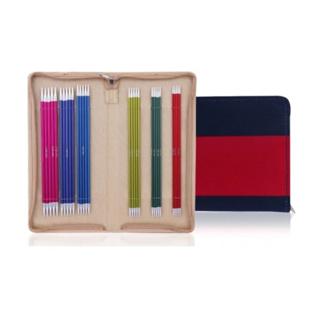 A set of aluminum sock knitting needles Zing KnitPro, 20 cm, 47402