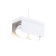 Slotnik Lumber with a replaceable Ambrella Light, GX Standard Tech, TN70857, 2XGX53 lamp, white sand color