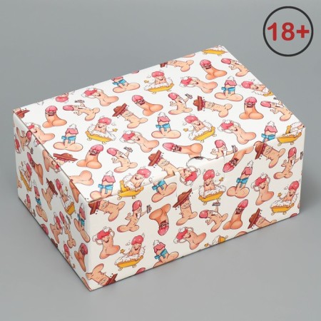 Box Gift team, packaging, "Funny gentlemen", 22 x 15 x 10 cm-1