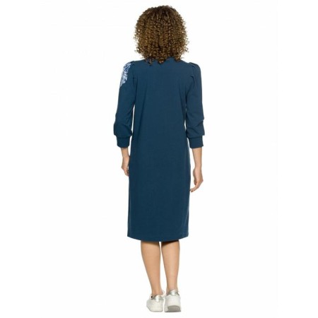 Female dress, size s, dark blue color-4